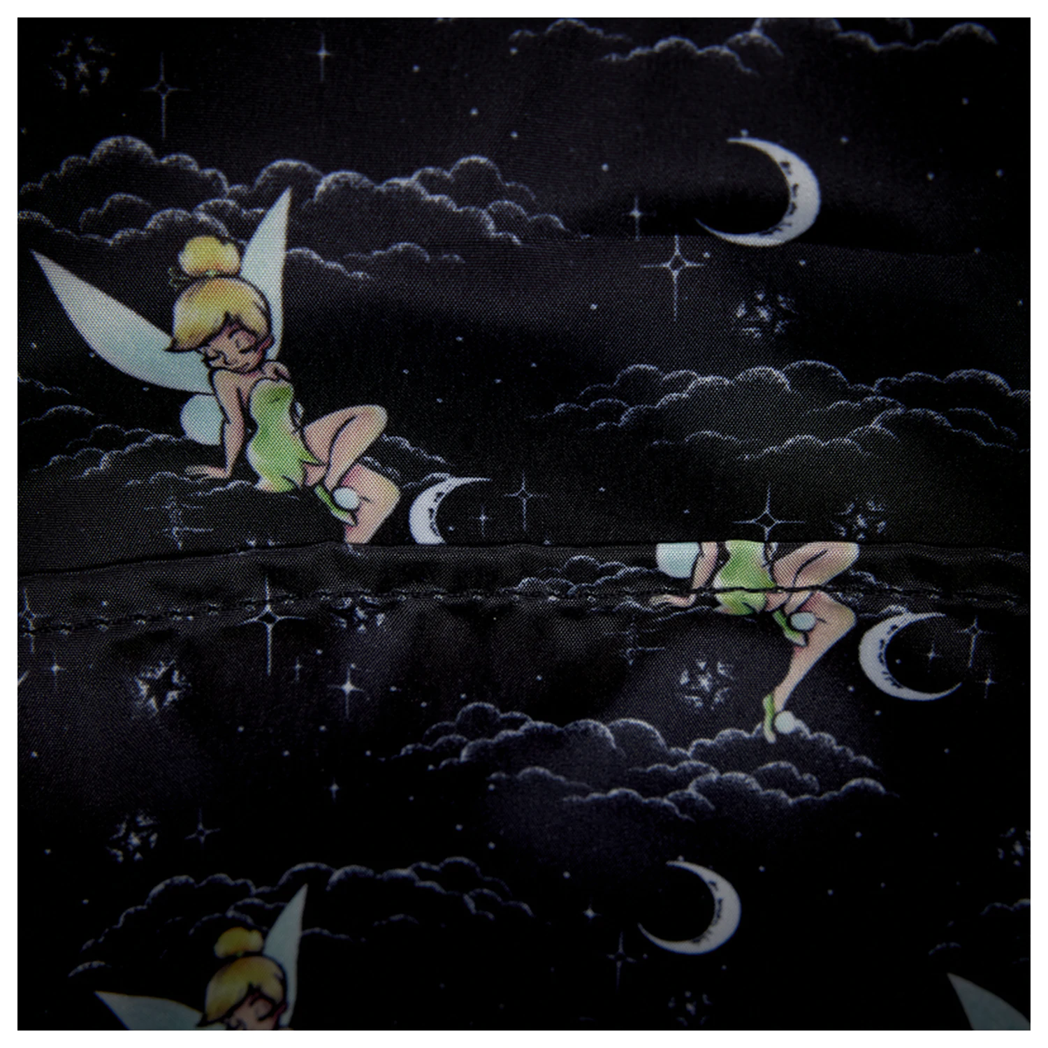 Loungefly Disney Tinker Bell Pixie Dust Velvet rucsac 26cm poza produsului