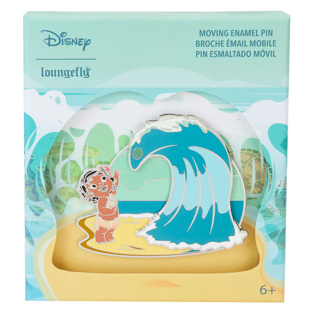 Loungefly Disney Vaiana Moana Ocean Waves pin ac poza produsului