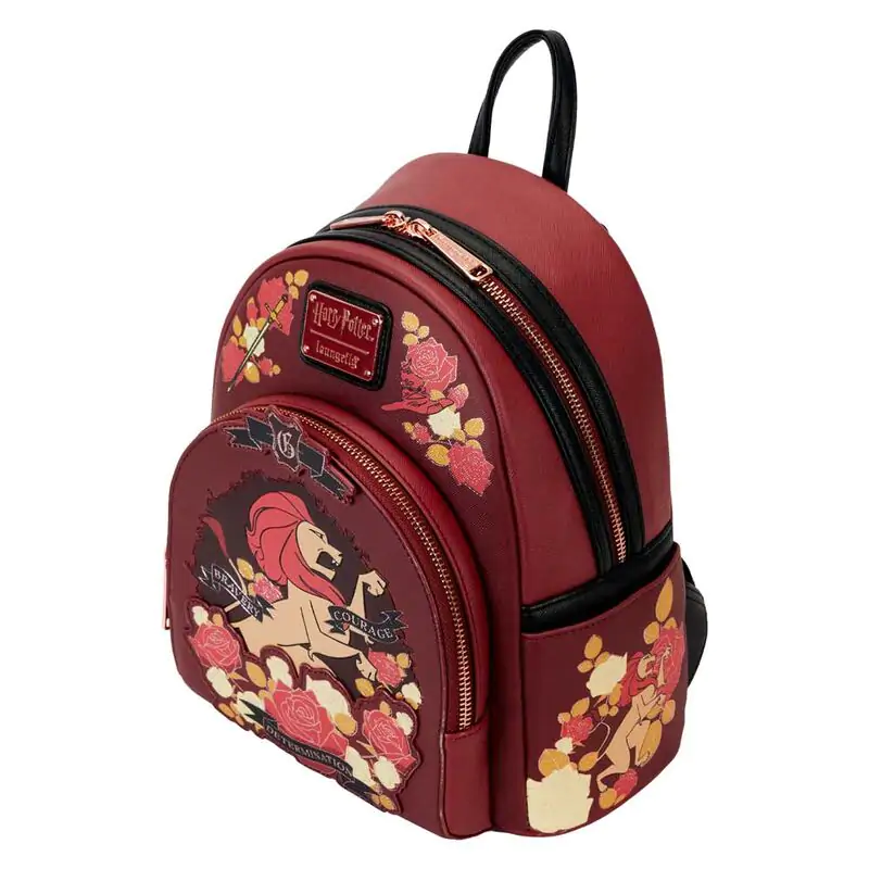 Loungefly Harry Potter Gryffindor House rucsac floral 26cm poza produsului