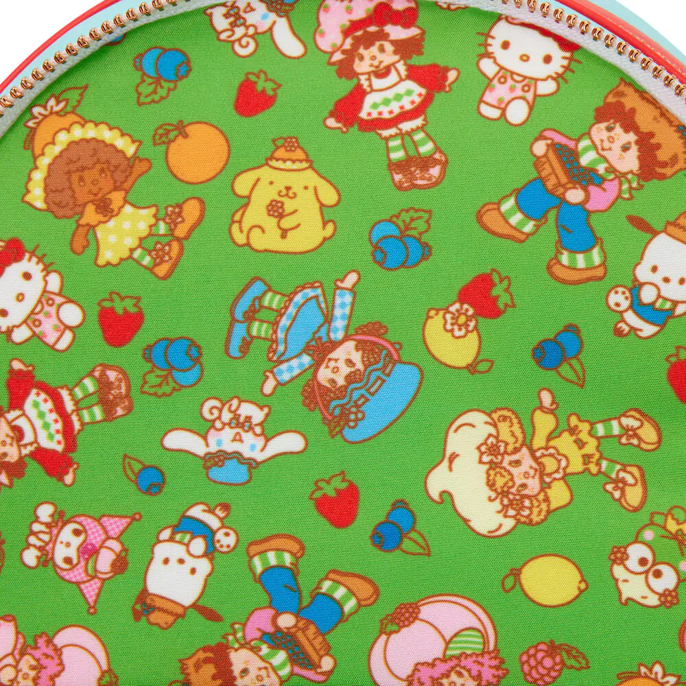 Loungefly Hello Kitty & Friends x Strawberry Shortcake rucsac parfumat 26cm poza produsului