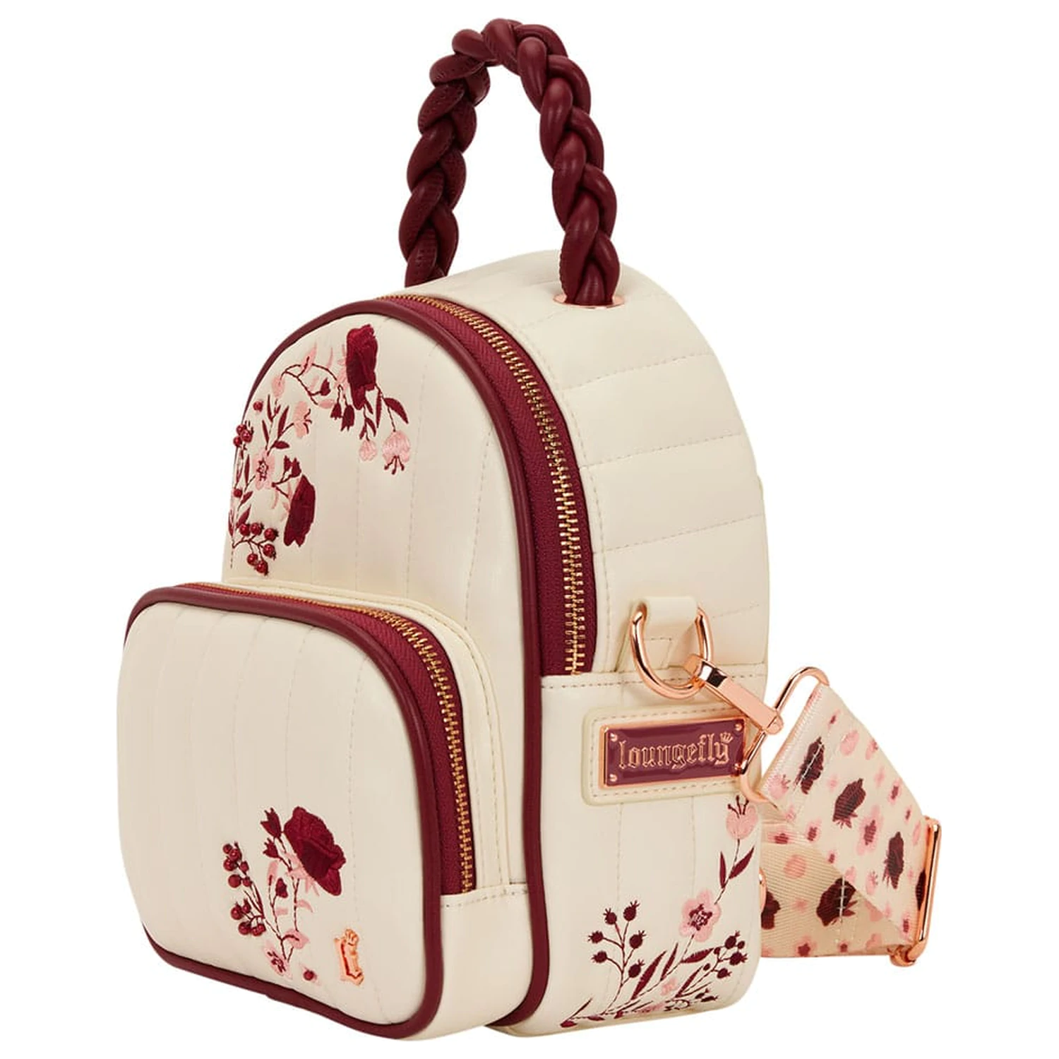 Loungefly Geanta Crossbody Ice Cream & Red Floral poza produsului
