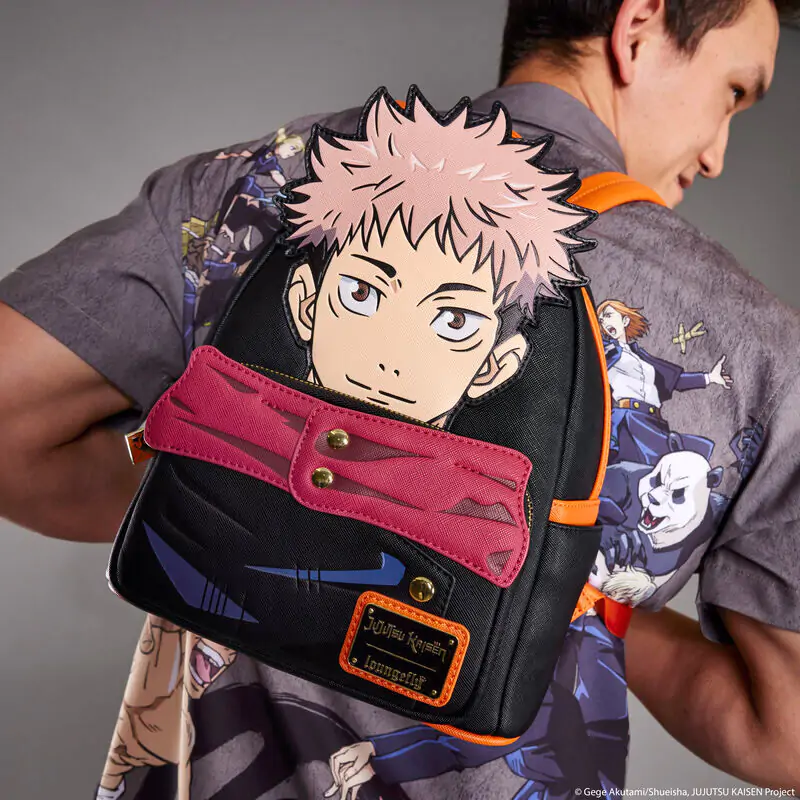 Loungefly Jujutsu Kaisen Yuji Itadori rucsac 26cm poza produsului