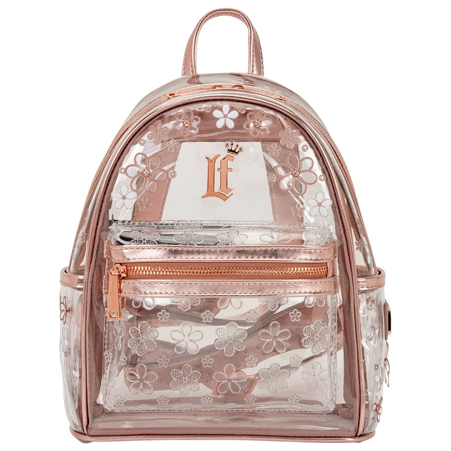 Loungefly Mini Rucsac Transparent Floral poza produsului