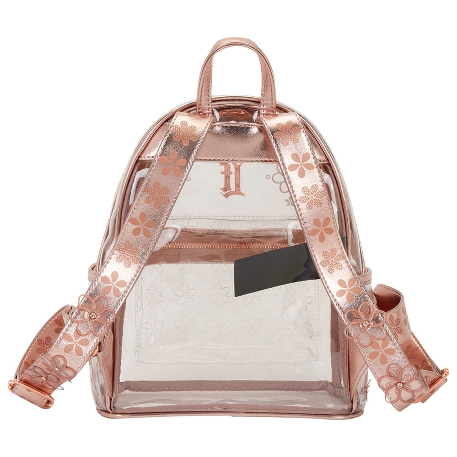 Loungefly Mini Rucsac Transparent Floral poza produsului