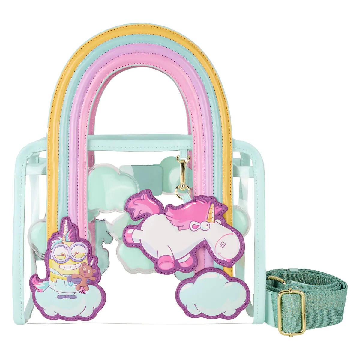 Loungefly Minions Fluffy Unicorn geantă de umăr poza produsului