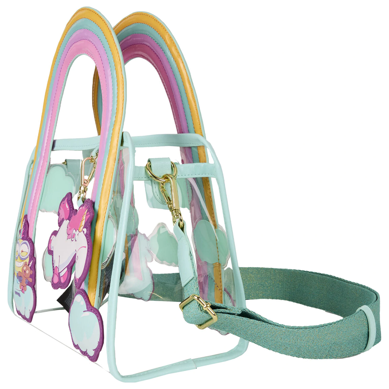 Loungefly Minions Fluffy Unicorn geantă de umăr poza produsului