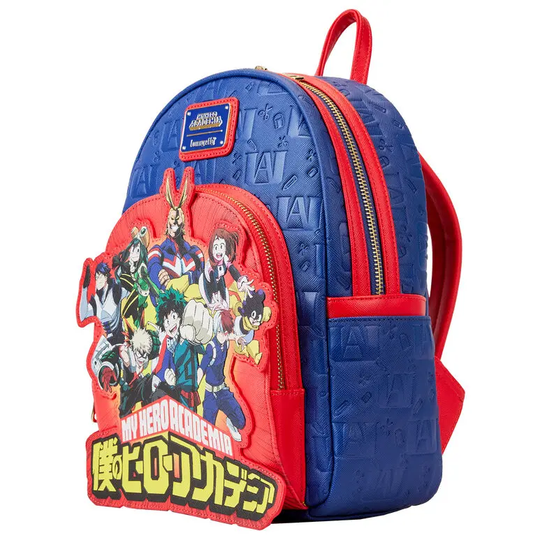 Loungefly My Hero Academia Group Debossed Logo rucsac 26cm poza produsului