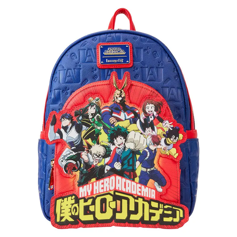 Loungefly My Hero Academia Group Debossed Logo rucsac 26cm poza produsului