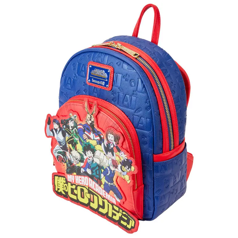 Loungefly My Hero Academia Group Debossed Logo rucsac 26cm poza produsului