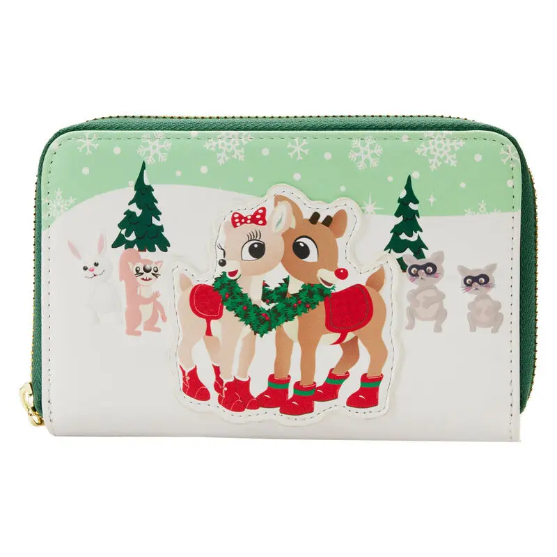 Portofel Loungefly Rudolph the Red-Nosed Reindeer Merry Couple poza produsului