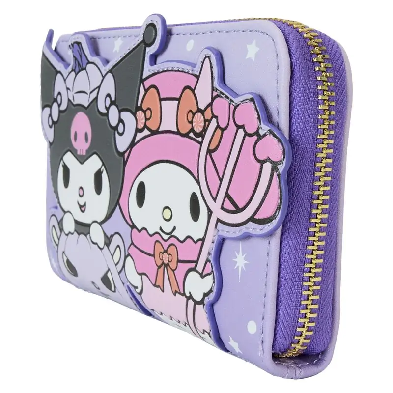 Loungefly Sanrio Kuromi portofel Pumpkin poza produsului