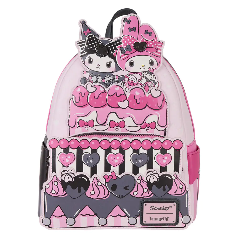 Loungefly Sanrio My Melody and Kuromi rucsac 26cm poza produsului