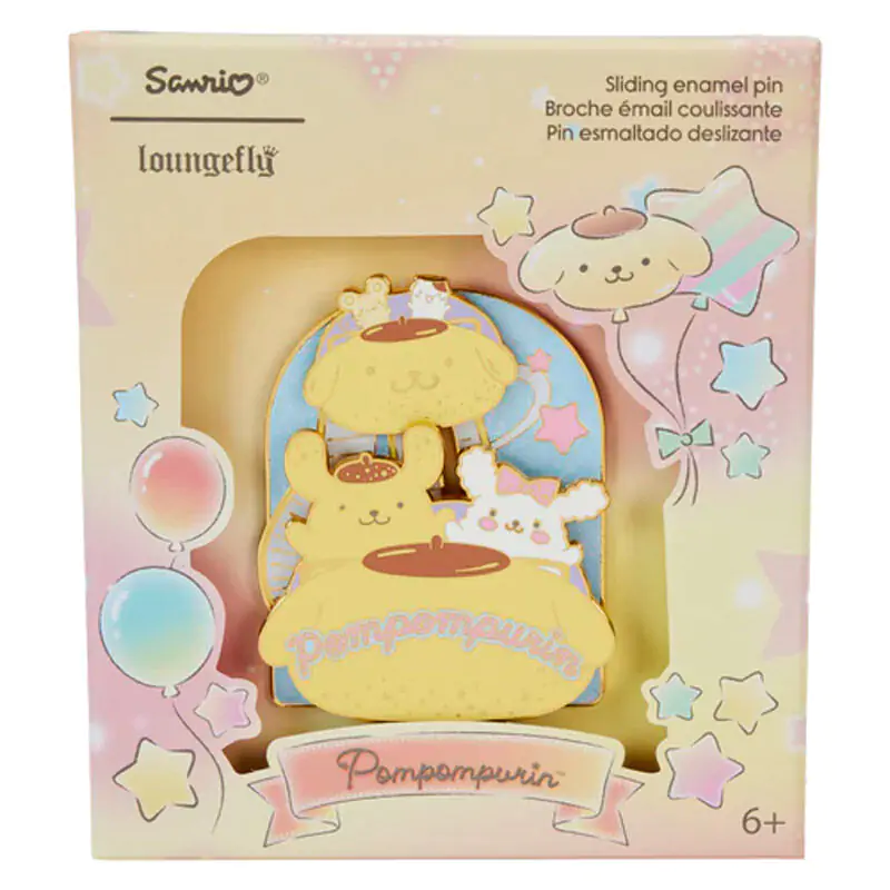 Loungefly Sanrio Pompompurin pin emailat poza produsului