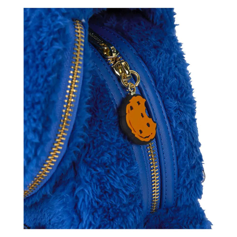 Rucsac de pluș Loungefly Sesame Street Cookie Monster + poșetă poza produsului