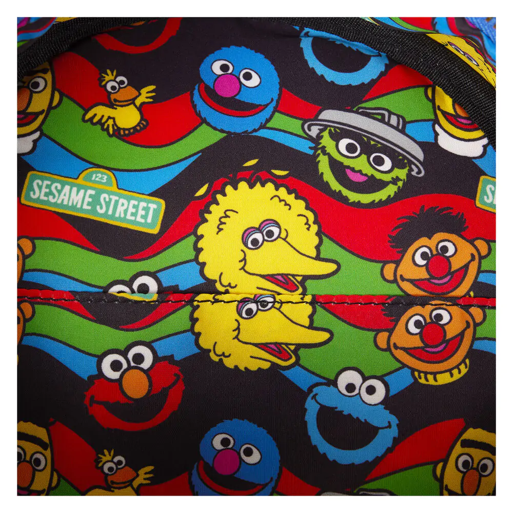 Rucsac de pluș Loungefly Sesame Street Cookie Monster + poșetă poza produsului