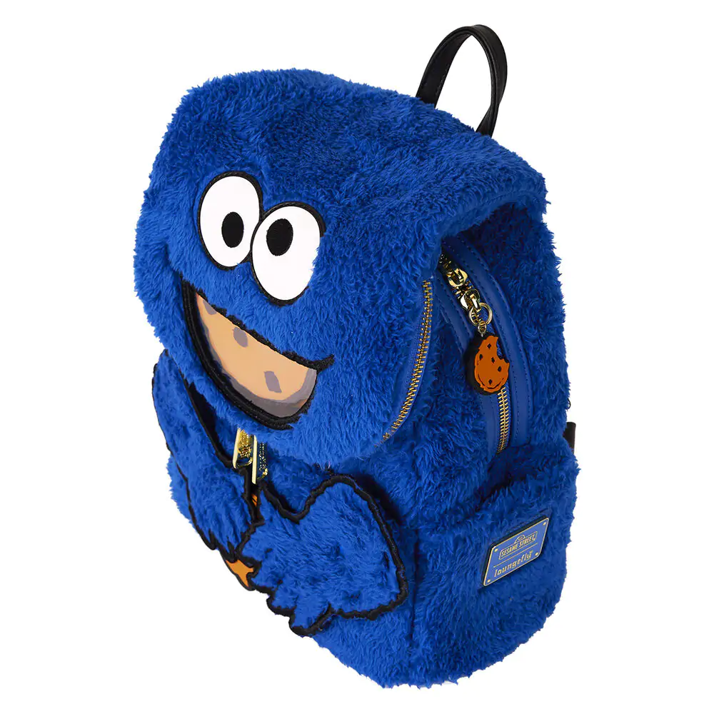 Rucsac de pluș Loungefly Sesame Street Cookie Monster + poșetă poza produsului