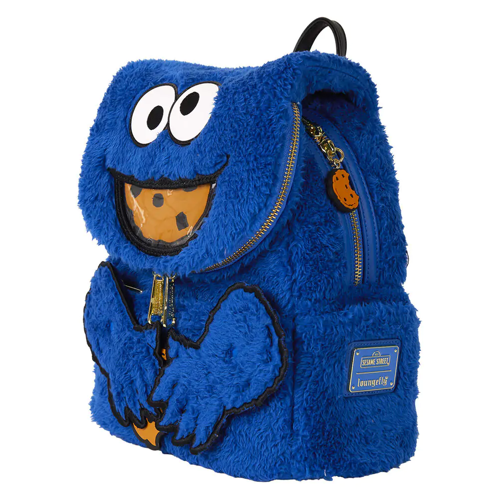 Rucsac de pluș Loungefly Sesame Street Cookie Monster + poșetă poza produsului