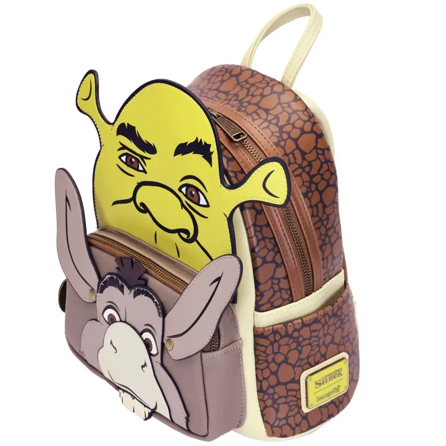 Loungefly Shrek - Rucsac Shrek & Donkey 31cm poza produsului