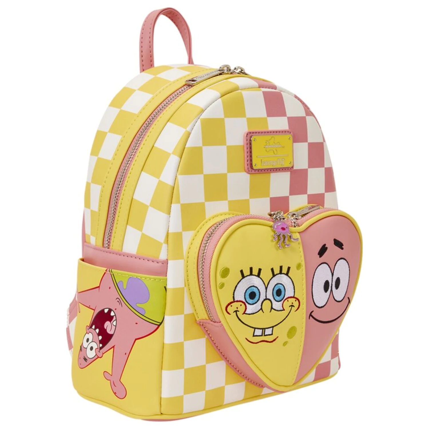 Loungefly SpongeBob SquarePants si Patrick Star rucsac cu carouri 26cm poza produsului