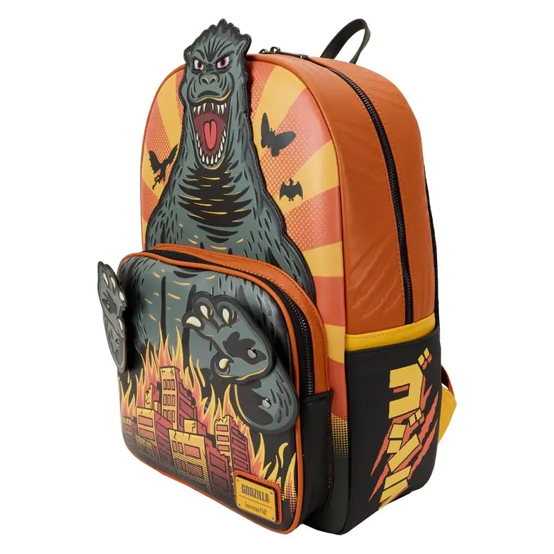 Loungefly rucsac Toho Godzilla poza produsului