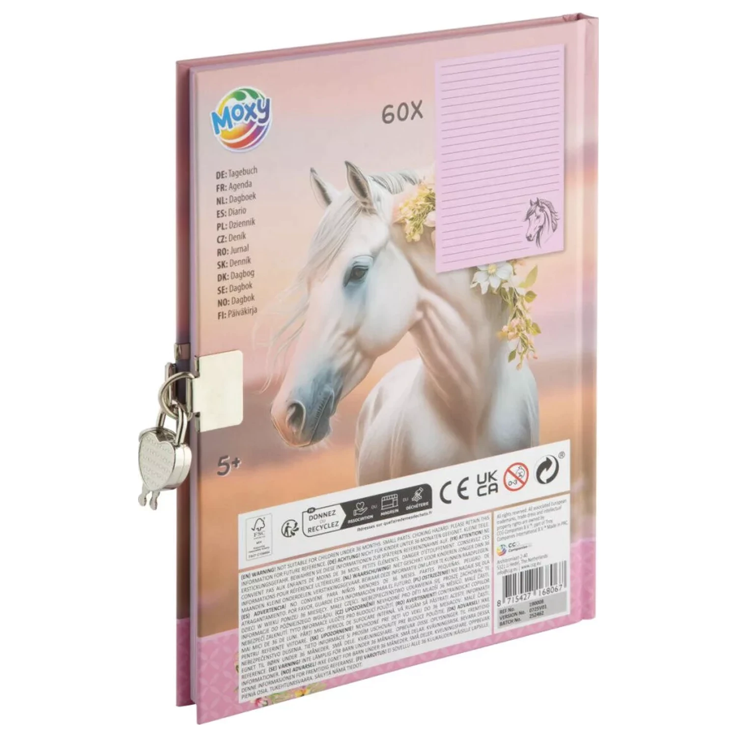 Lovas Braid Locked Jurnal A5 poza produsului
