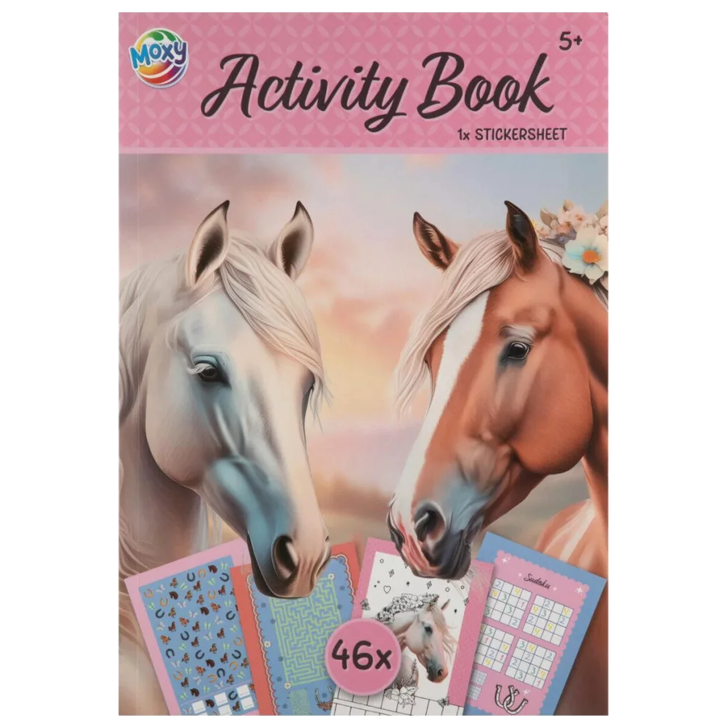 Horseman's Horseshoe Activity Set, carte de activitati de 46 de pagini poza produsului