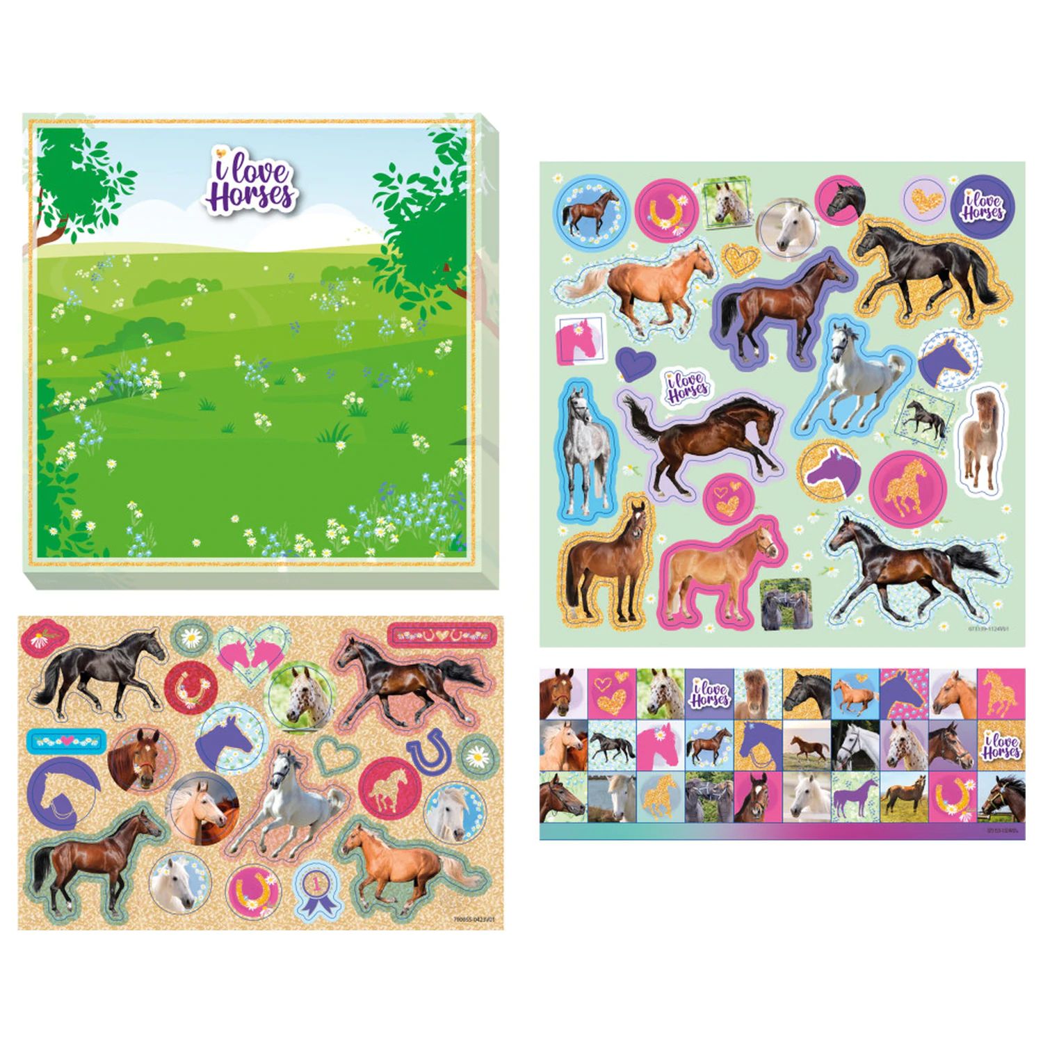 Set de stickere pentru Echitatie poza produsului