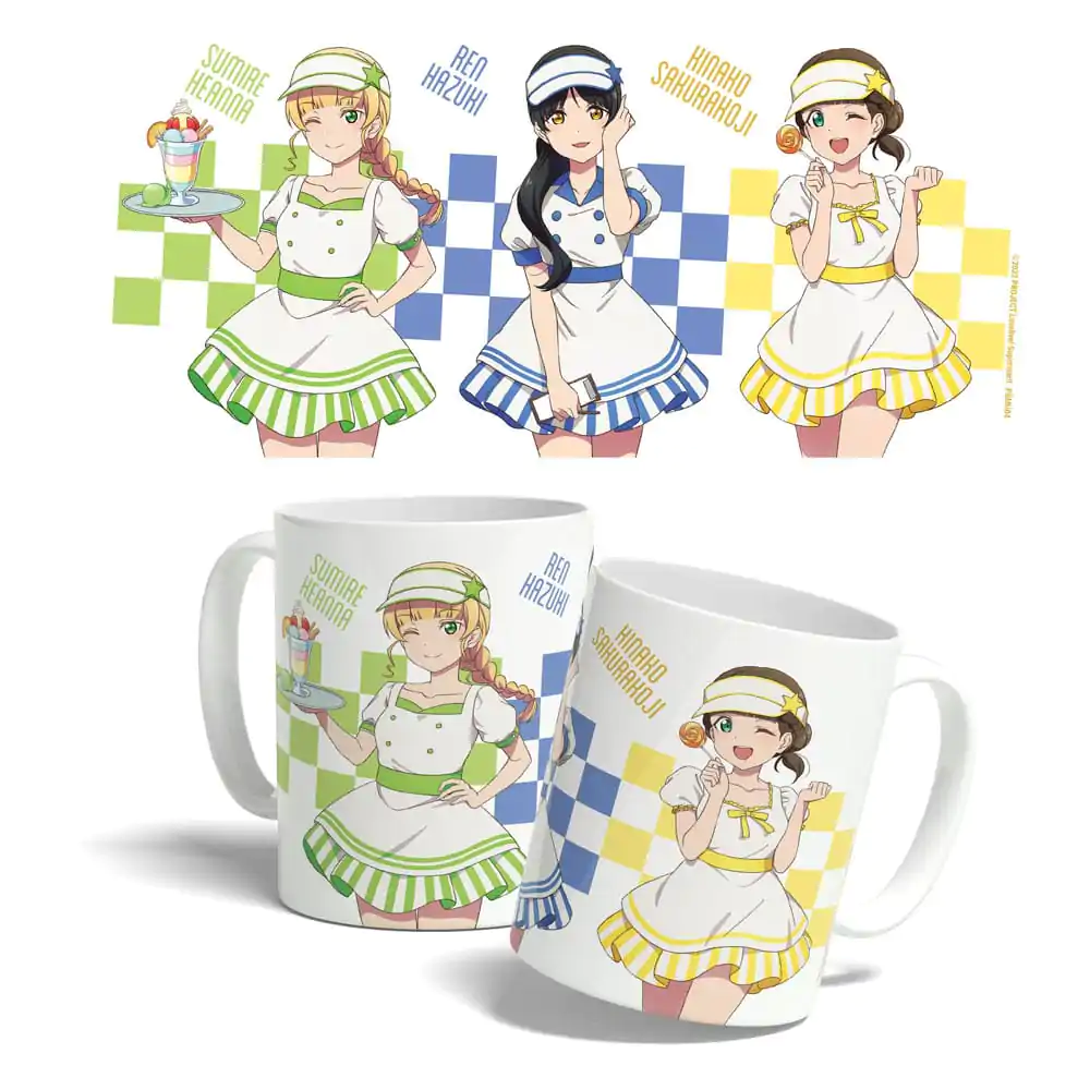 Love Live! Superstar!! Cană American Diner Sumire, Ren, Kinako 325 ml poza produsului