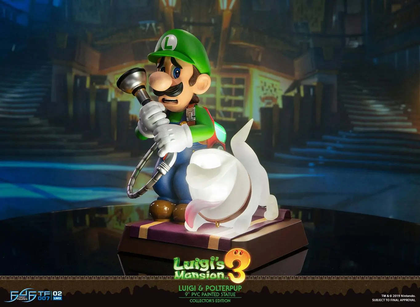 Luigi's Mansion 3 Statueta din PVC Luigi si Polterpup Colectia de Colectie 23 cm poza produsului