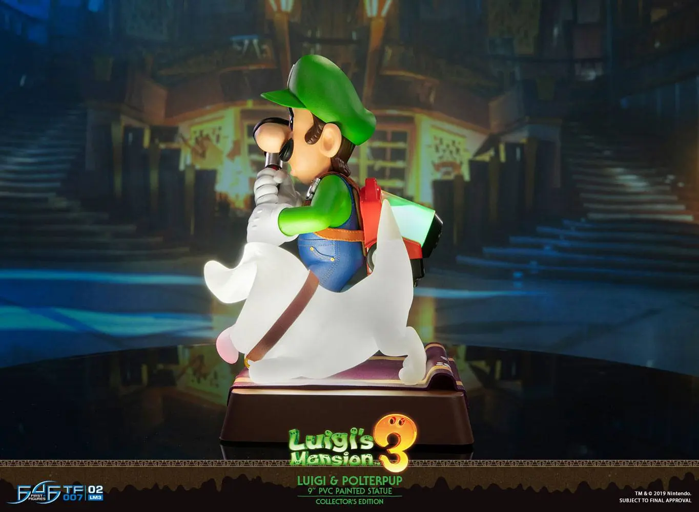 Luigi's Mansion 3 Statueta din PVC Luigi si Polterpup Colectia de Colectie 23 cm poza produsului