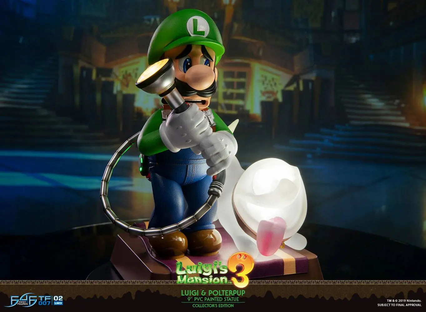 Luigi's Mansion 3 Statueta din PVC Luigi si Polterpup Colectia de Colectie 23 cm poza produsului