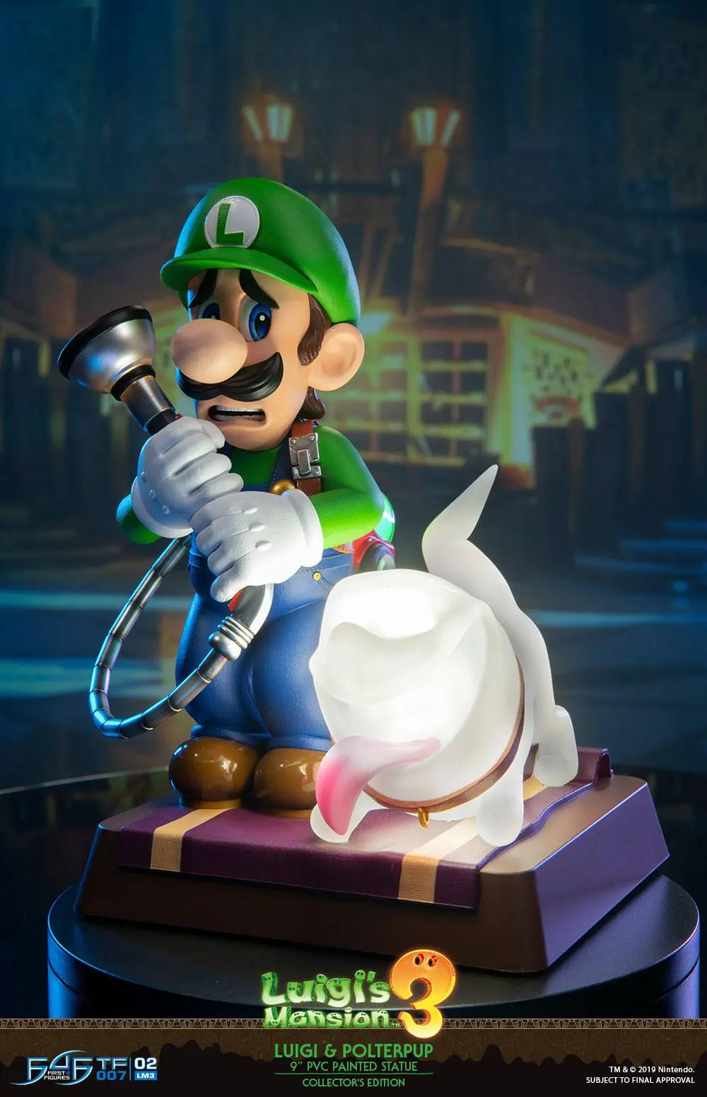 Luigi's Mansion 3 Statueta din PVC Luigi si Polterpup Colectia de Colectie 23 cm poza produsului