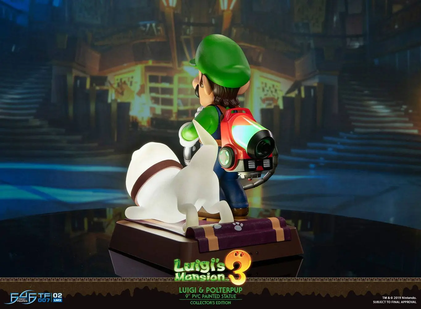 Luigi's Mansion 3 Statueta din PVC Luigi si Polterpup Colectia de Colectie 23 cm poza produsului