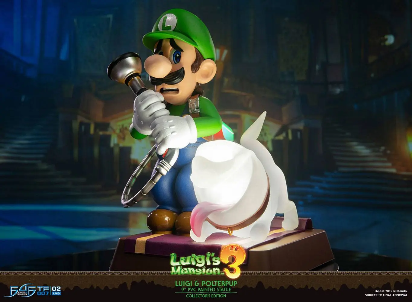 Luigi's Mansion 3 Statueta din PVC Luigi si Polterpup Colectia de Colectie 23 cm poza produsului