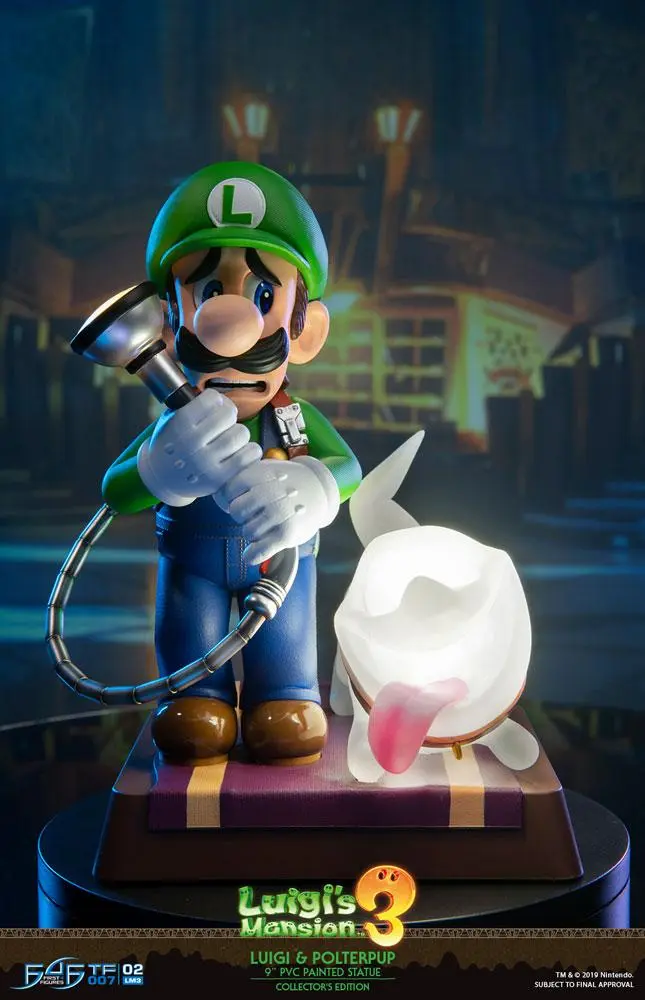 Luigi's Mansion 3 Statueta din PVC Luigi si Polterpup Colectia de Colectie 23 cm poza produsului