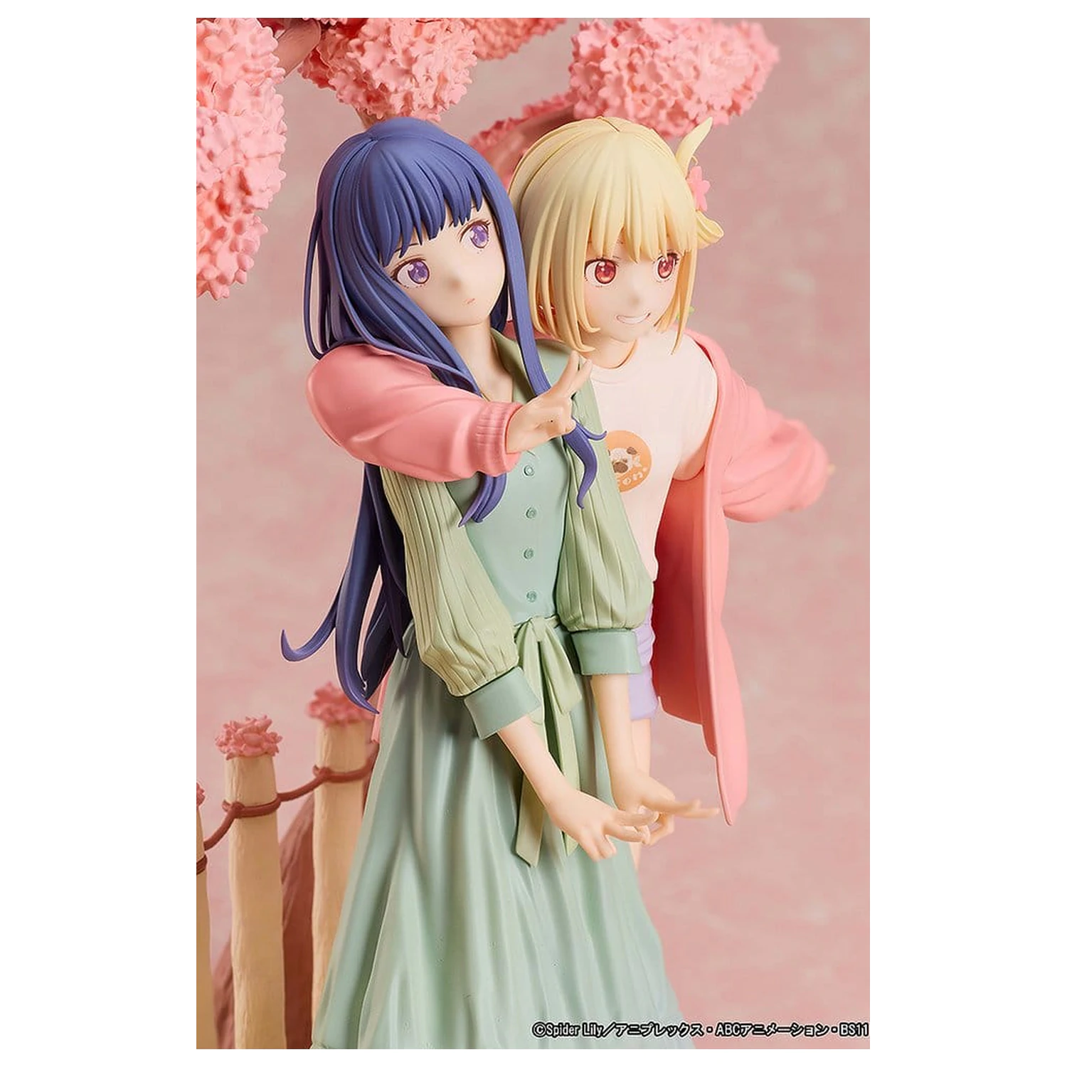 Lycoris Recoil PVC Figurine pachet de 2 Chisato Nishikigi & Takina Inoue Spring Ver. 25 cm poza produsului