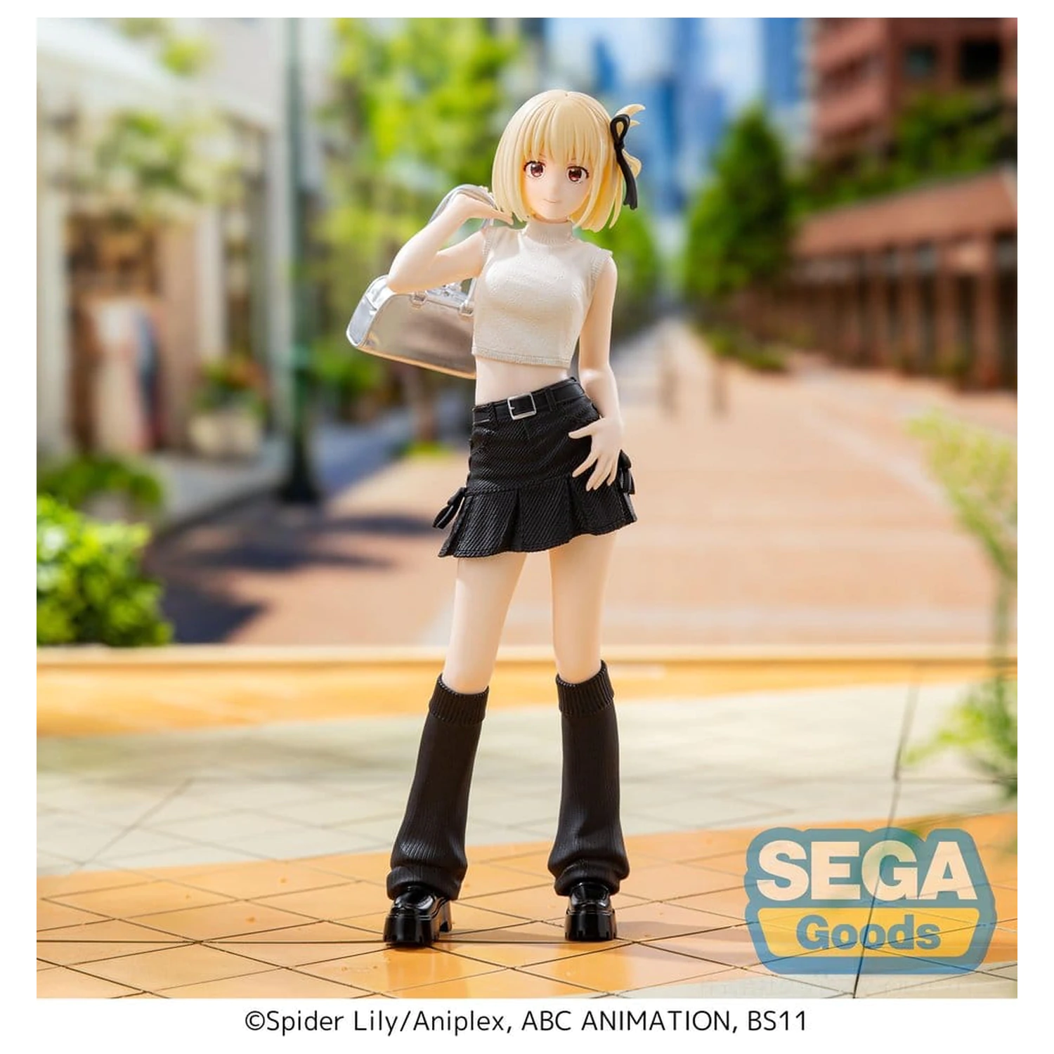 Lycoris Recoil High Premium Figura PVC Figura Chisato Nishikigi Street Snap 20 cm poza produsului