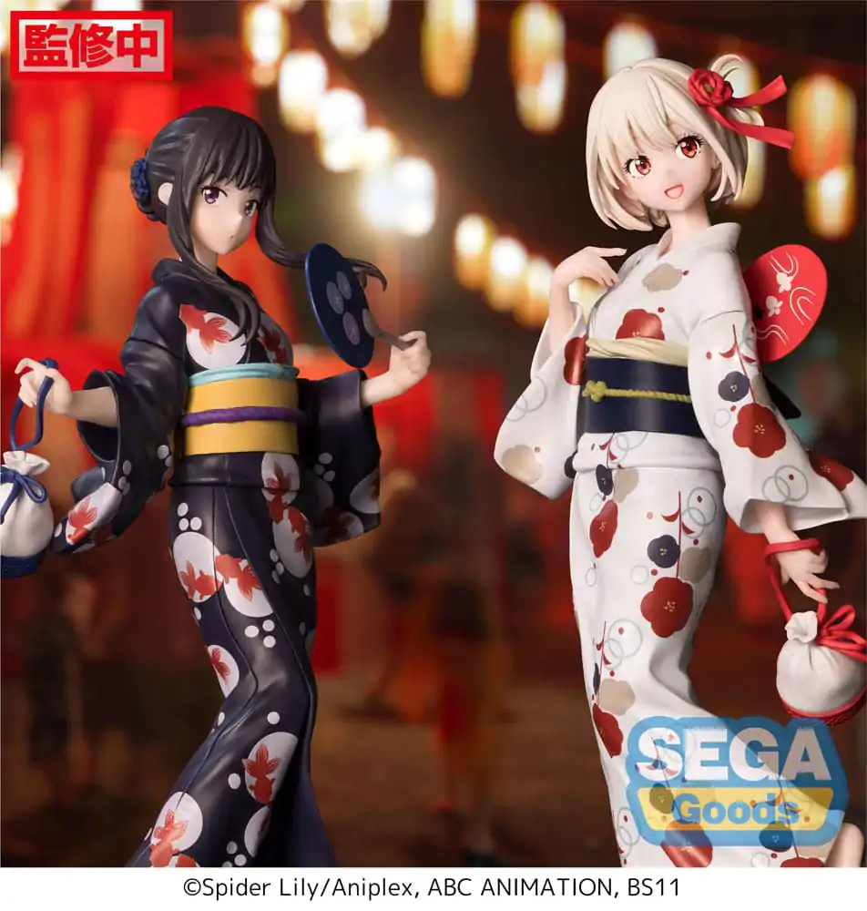 Lycoris Recoil Luminasta statuie PVC Takina Inoue Ieșind într-un yukata 19 cm poza produsului