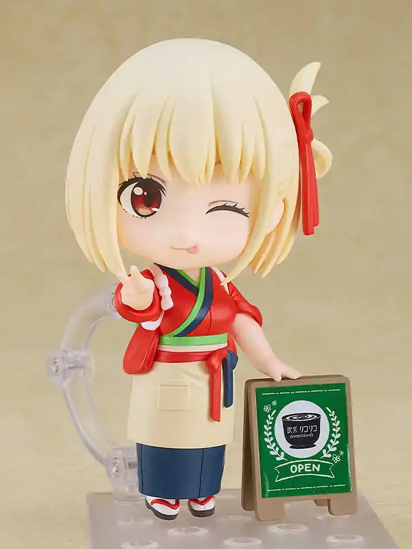 Figurină de acțiune Nendoroid Lycoris Recoil Chisato Nishikigi: Cafe LycoReco Uniform Ver. 10 cm poza produsului