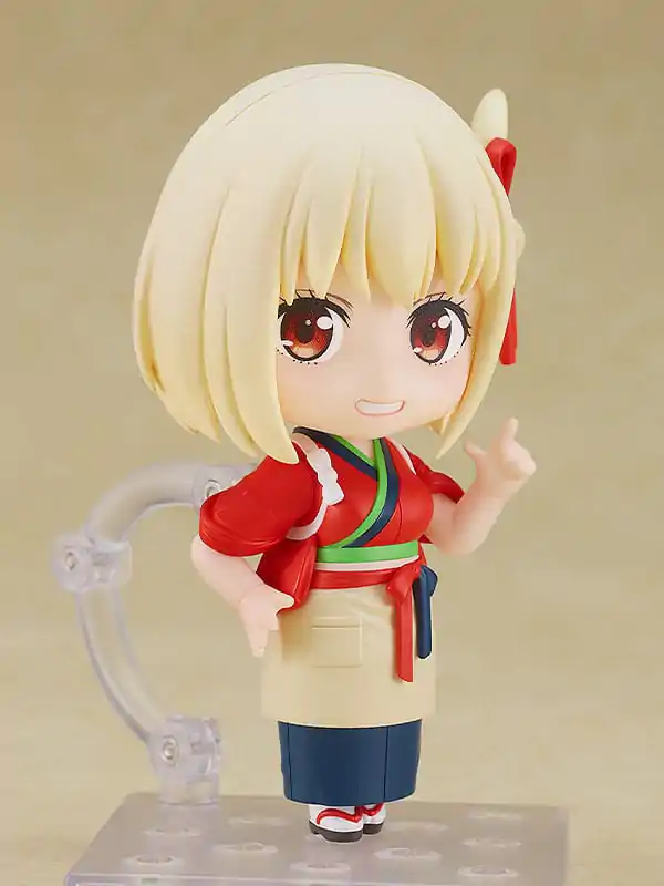 Figurină de acțiune Nendoroid Lycoris Recoil Chisato Nishikigi: Cafe LycoReco Uniform Ver. 10 cm poza produsului