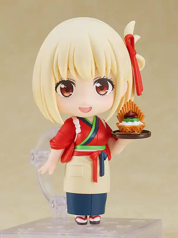 Figurină de acțiune Nendoroid Lycoris Recoil Chisato Nishikigi: Cafe LycoReco Uniform Ver. 10 cm poza produsului