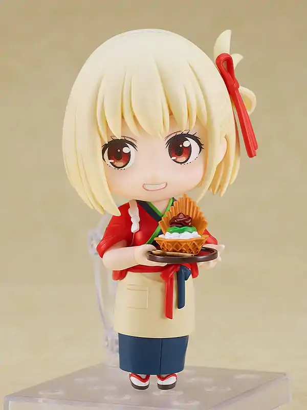 Figurină de acțiune Nendoroid Lycoris Recoil Chisato Nishikigi: Cafe LycoReco Uniform Ver. 10 cm poza produsului