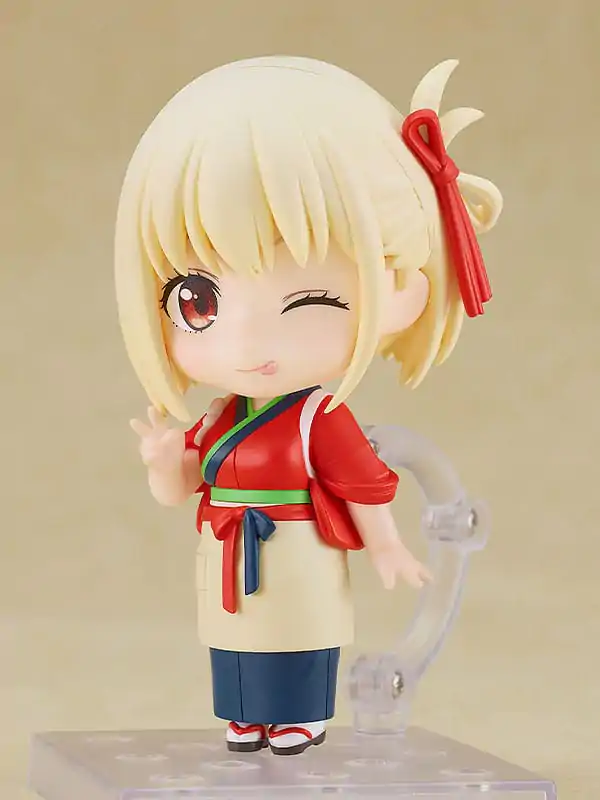 Figurină de acțiune Nendoroid Lycoris Recoil Chisato Nishikigi: Cafe LycoReco Uniform Ver. 10 cm poza produsului