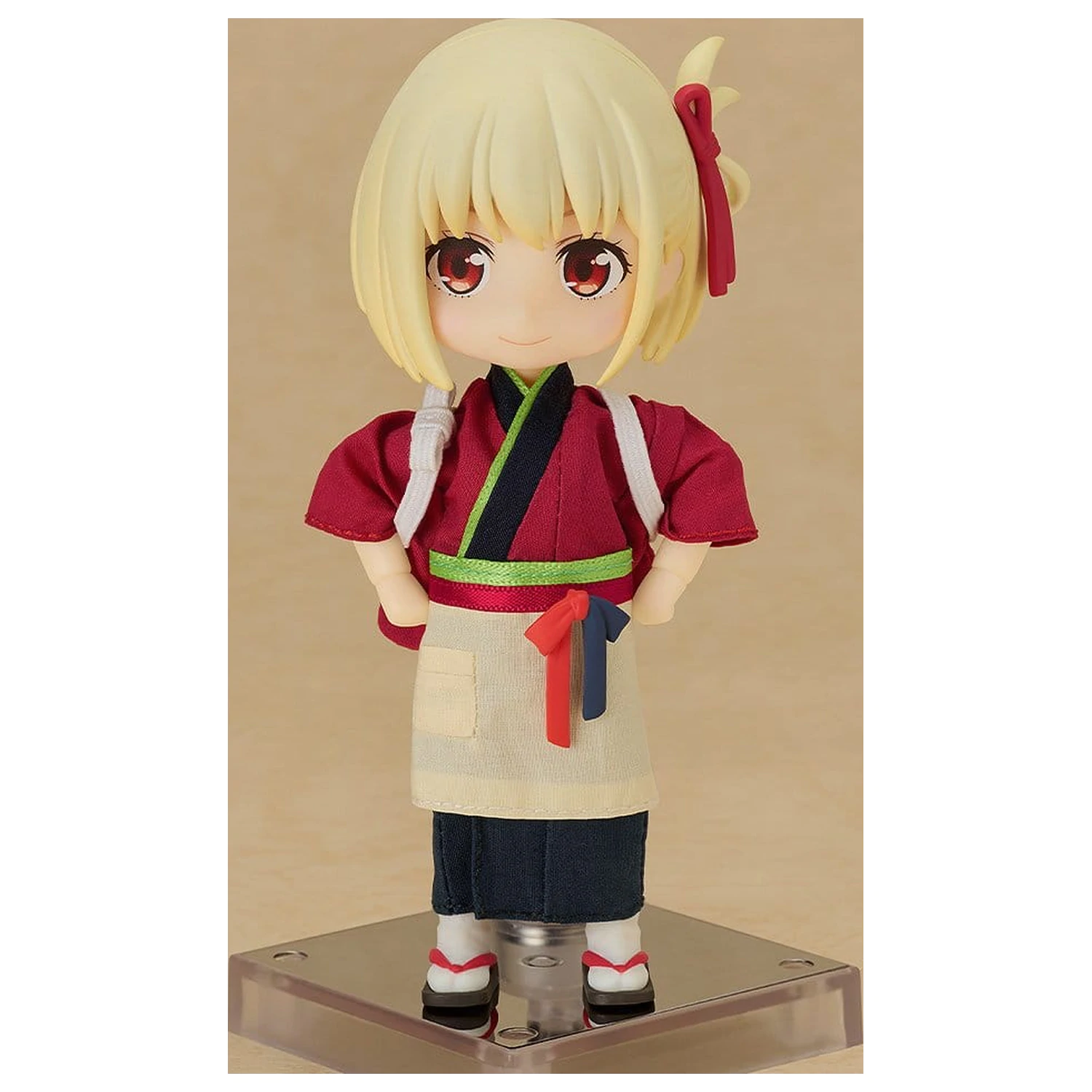 Lycoris Recoil Nendoroid Doll Figurina de actiune Chisato Nishikigi: Cafe LycoReco Uniform Ver. 14 cm poza produsului