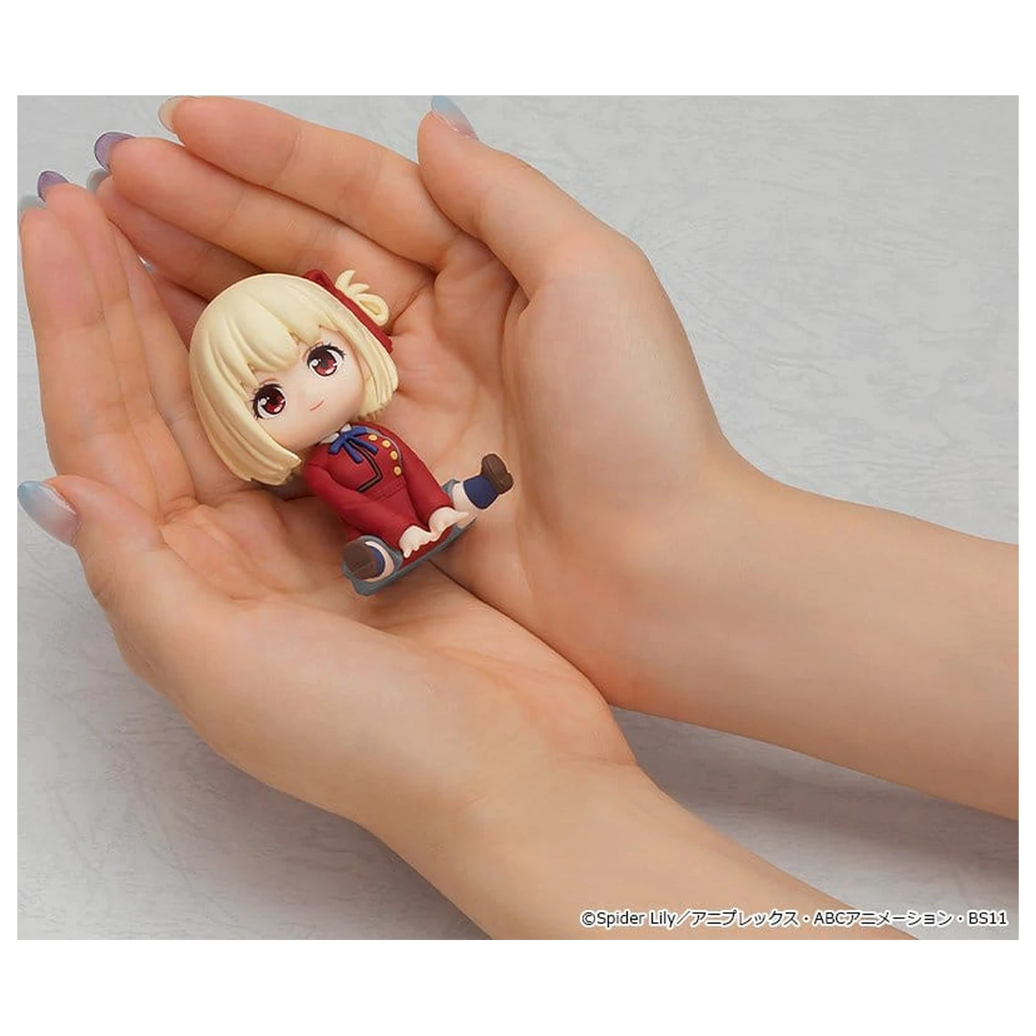 Lycoris Recoil Nendoroid Plus mascotă de cauciuc Chisato Nishikigi 7 cm poza produsului