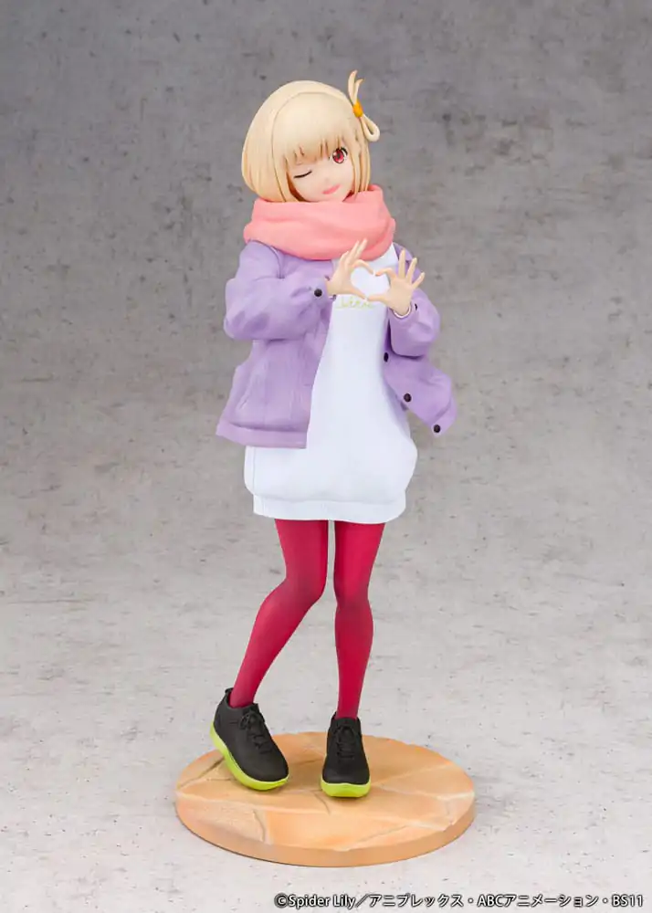 Statueta PVC Lycoris Recoil 1/7 Chisato Nishikigi Winter Ver. 23 cm poza produsului