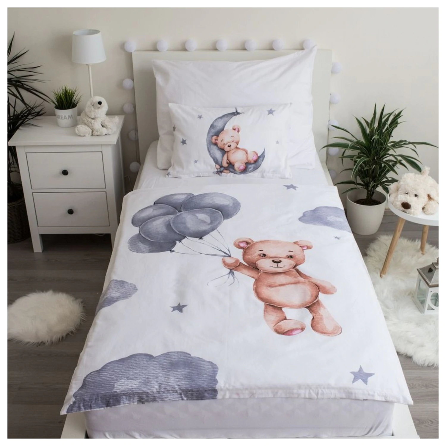 Maci Teddy Balloon Kids' Preschool Set Husa Pilota poza produsului