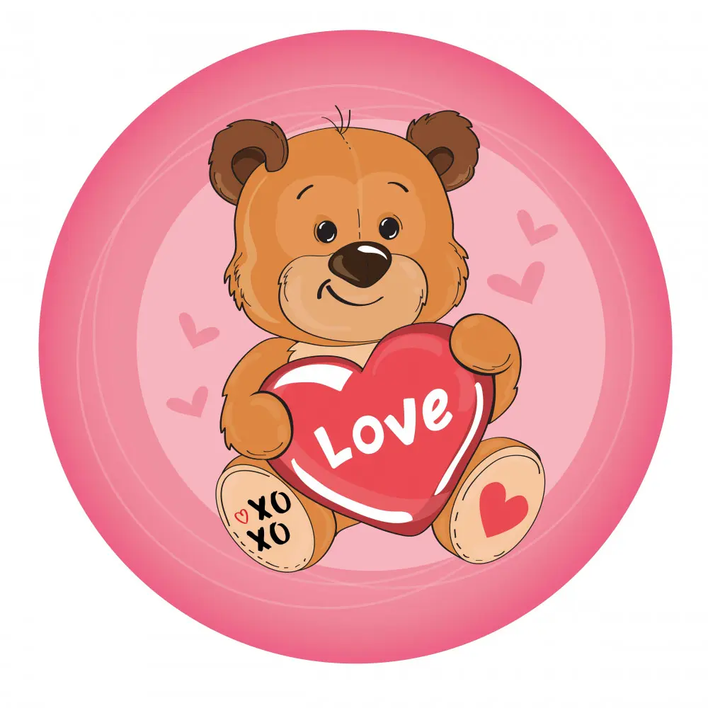 Perna decorativa în forma de ursulet Teddy, 36*36 cm poza produsului
