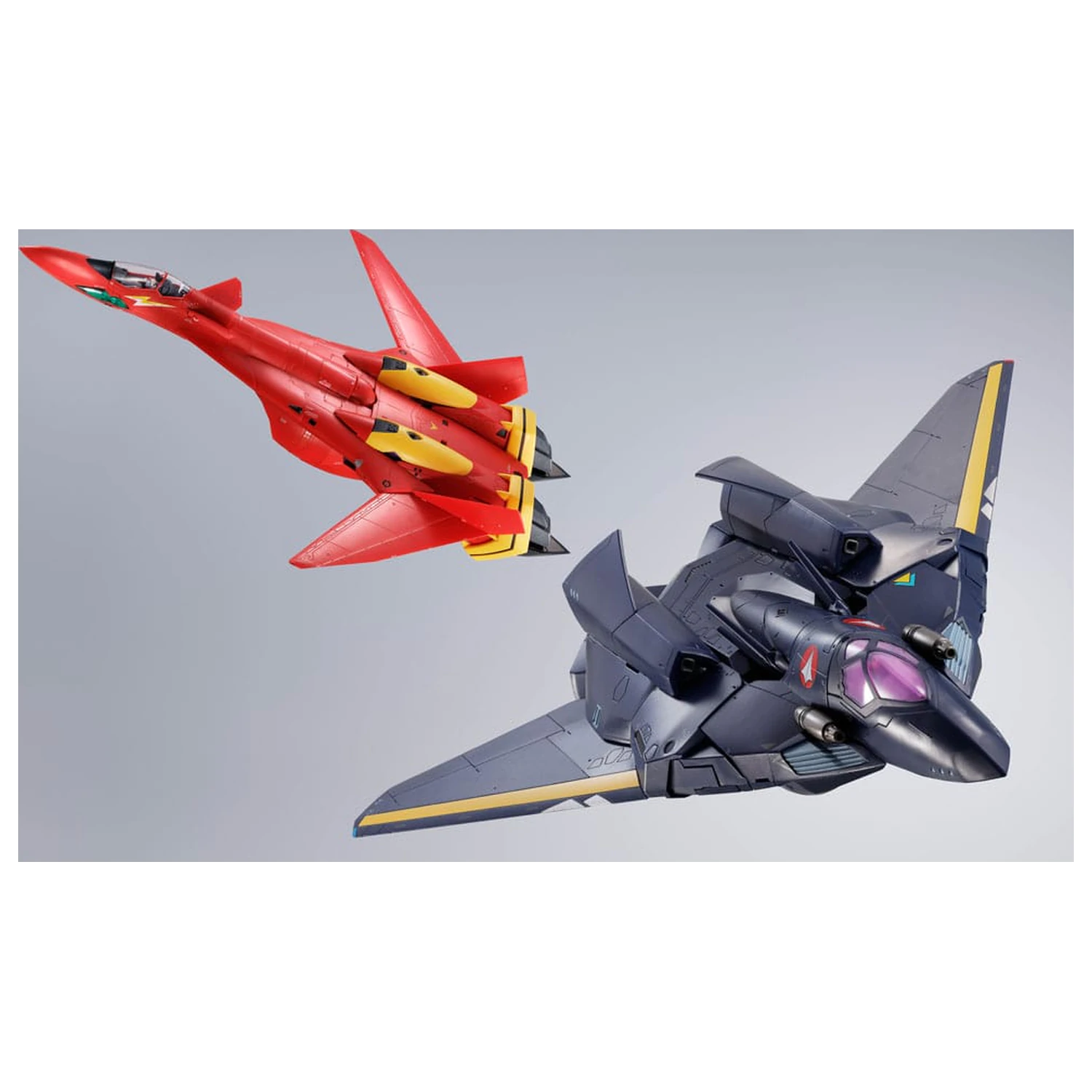 Macross 7 DX Chogokin figurina de actiune VF-17S Nightmare Stealthvalkyrie (Gamlin Kizaki use) 25 cm poza produsului