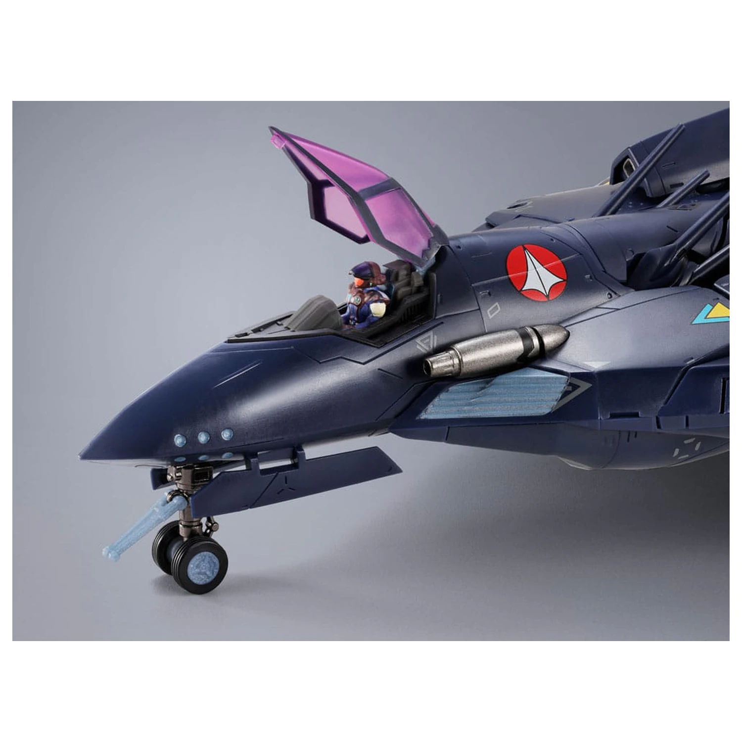 Macross 7 DX Chogokin figurina de actiune VF-17S Nightmare Stealthvalkyrie (Gamlin Kizaki use) 25 cm poza produsului